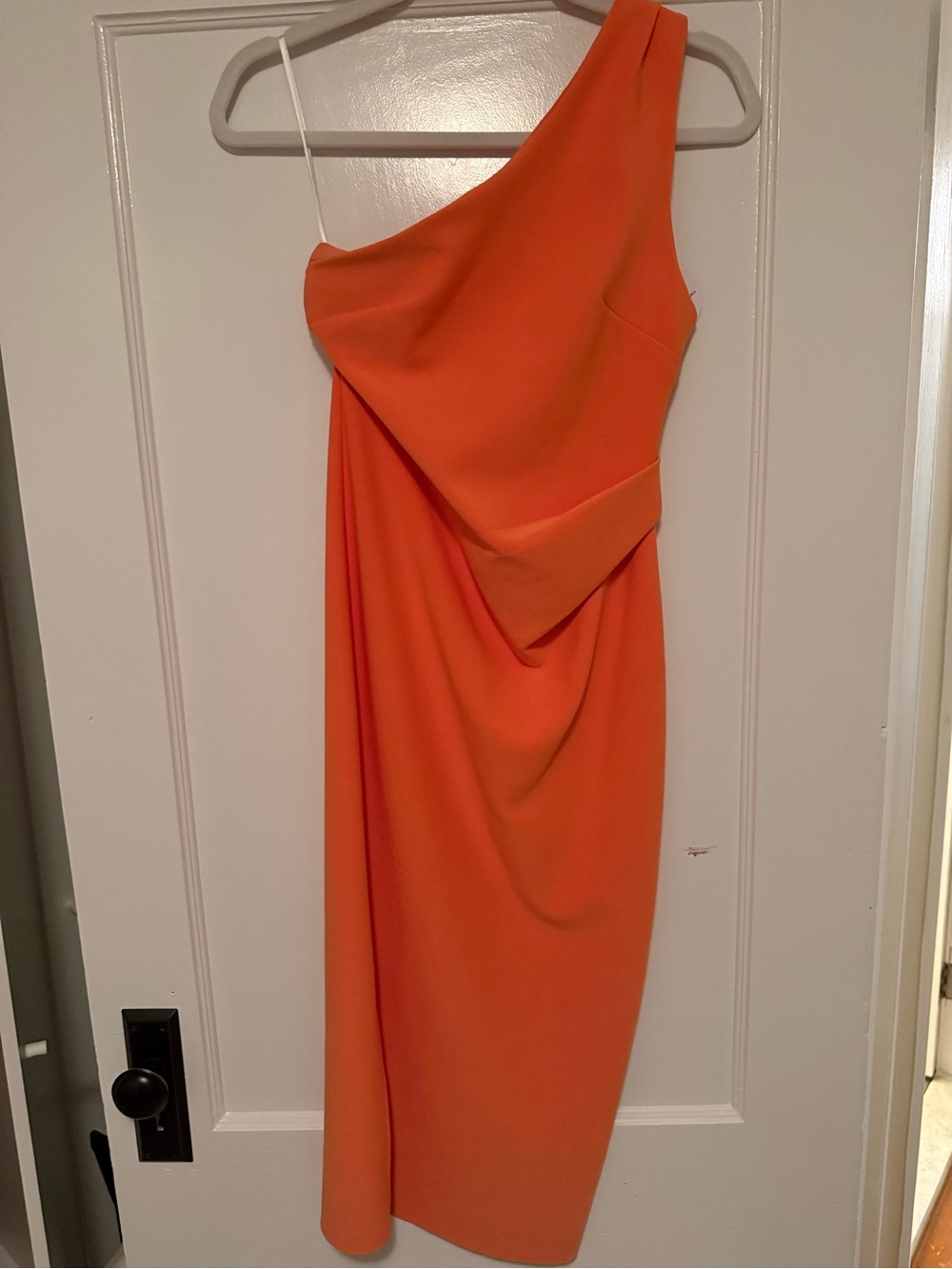 Petal & Pup Nadene Orange One-Shoulder Dress